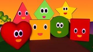 The Shapes Song  Nursery Rhymes  Nursery Rhymes With Lyrics