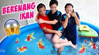 BERENANG BARENG IKAN DI KOLAM RENANG XAVIER MASIH TAKUT ? CnX Adventurers