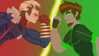 Homelander Vs Ben 10  Stick Nodes Animation