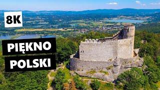 Całe piękno Polski 8K  podróż po Polsce Bałtyk Tatry Mazury lasy przyroda podróże