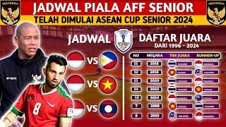 COACH NOVA SIAP MENDUNIA. JADWAL PIALA AFF SENIOR  ASEAN CUP 2024 . INDONESIA VS FILIPINA