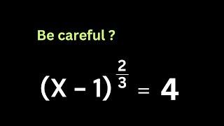 Solve X-1^ 23  = 4