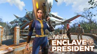 Fallout 4 - SAVING THE ENCLAVE PRESIDENT - Enclave New Story - Enclave Alternate Start