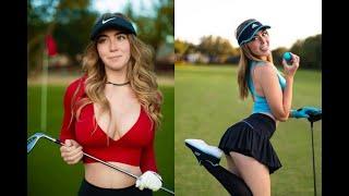 Golfer Grace Charis Lets Her Skirt Fly Up During Slow-Mo Swing #g1g8lf