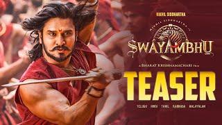 Swayambhu official Teaser Telugu  Nikhil  Nabha Natesh  Ravi Basrur  Bharat K