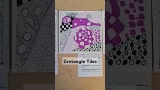 Mosaicoa Zentangle.  tutorial #zentangles #patrones #patterns #zentangle