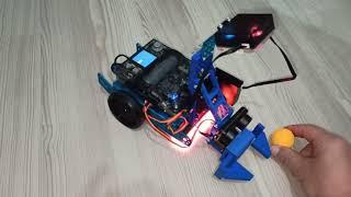 mbot2 smart camera robot arm playing football v2