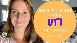 How to Cure Your UTI in One Hour- Naturally  Cures From The Kitchen  DIY Home Remedy