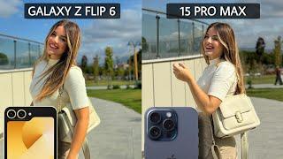 Samsung Galaxy Z Flip 6 Vs iPhone 15 Pro Max Camera Test Comparison