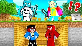 MANHUNT ama HİLE İLE TROLLÜYORUM  - Minecraft