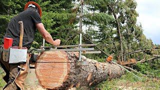 How To Chainsaw Milll Like A PROFESSIONAL HOMEOWNER WRANGLERSTAR