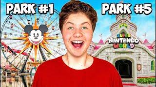 I Went to 5 Theme Parks In 24 Hours