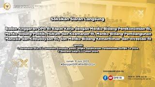 LIVE STREAMING - BANGGAR DPR RI RAKER DENGAN PEMERINTAH