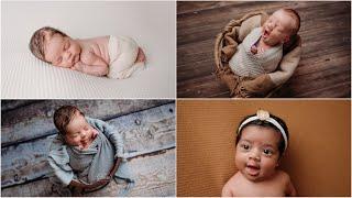 Testing the Swaddle Pro wraps & Behind the Scenes during NEWBORN photoshoots with 3-4 week old baby