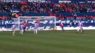 OSASUNA 4-2 VALLADOLID GOL DE FRAN MERIDA