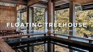 Inside A Floating Treehouse  Most Hidden Open-to-Forest House Tour  Nature Family Retreat Home
