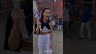 Amy Jackson played cricket in between shots Source- iamamyjacksonIG #amyjackson