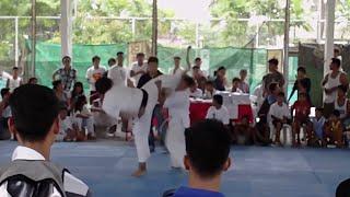Taekwondo Blackbelt vs Kyokushin Whitebelt