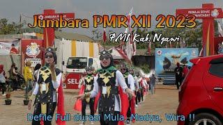 Full Arak-Arakan Budaya Defile Jumbara PMR XII 2023 PMI Kab.Ngawi