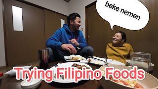 Japanese Tries Filipino Food   Filipino-JapaneseCouple