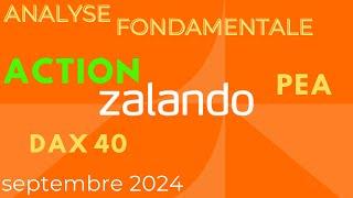 Bourse - Analyse fondamentale  action Zalando DAX 40 PEA Ventes internet Chaussures Vêtements