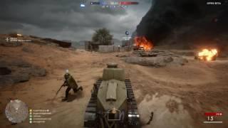 Battlefield 1 Beast Close Combat Tank Gameplay 1440p Max Settings 60FpS