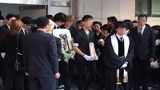 Heartbreaking  Kim Ha Neuls funeral-Many stars bid farewell to the singer at SEOUL HOSPITAL