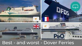 BIG Ferry Comparison DFDS P&O Irish Ferries - Which is Best from Dover?