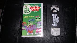 Opening And Closing To Leapfrog Code Word Caper 2004 VHS