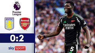 Partey-Stimmung bei den Gunners  Aston Villa - FC Arsenal  Highlights - Premier League