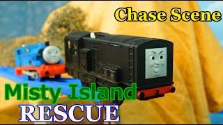 Tomy Trackmaster Misty Island Rescue Chase Scene