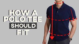 How Should A Polo Shirt Properly Fit  A SIMPLE GUIDE TO MENS SHIRT FIT