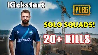 LG Kickstart - 20+ KILLS - SOLO vs SQUADS - PUBG