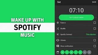 How to Wake Up With Spotify Music Step By Step  iPhone Wake up Alarm