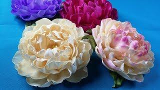 Ribbons peonyPeony de la cintaПион из лент. МК