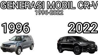 GENERASI HONDA CR-V 1996-2022