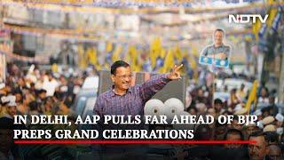 Delhi MCD Election Results In Delhi AAP Pulls Far Ahead of BJP Preps Grand Celebrations