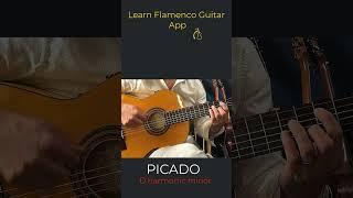 Learn Picado with Learn Flamenco Guitar App #guitar #flamencoguitar #fingerstyle #picado