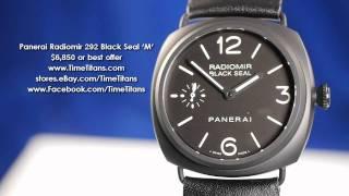 Panerai Black Seal 292 M Ceramic