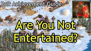 Are You Not Entertained?  AoE2 DE Return of Rome Achievement Guide