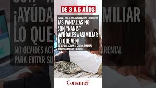 Tiempo de uso de pantallas según la edad