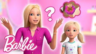 @Barbie  BARBIE UNCOVERS The Mystery of the Missing Hair Tie  Barbie Vlogs