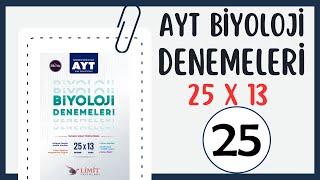 25. AYT BİYOLOJİ DENEMESİ - LİMİT YAYINLARI