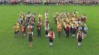 Das Bezirksjugendorchester Linz-Land beim Bezirksmusikfest 2018 in Ansfelden