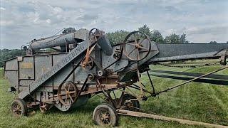 Threshing Oats like the good old days