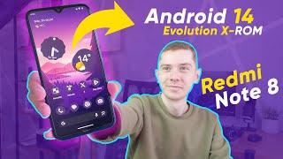 INSTALA YA MISMO Android 14 en tu Redmi Note 8️Evolution X + Orange Fox Recovery + Root KSU