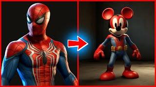 SUPERHEROES but MICKEY MOUSE  All Characters Marvel & DC