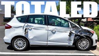 Totaled Ford CMAX Renters Crash After Just Hours on Turo