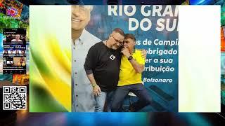 3105- Bolsonaro e Tarcísio atraem multidão no interior de SP em evento em prol do RS