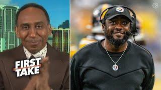 FIRST TAKE  Stephen A. Smith reacts to Mike Tomlin agrees with Steelers to 3-yr extension
